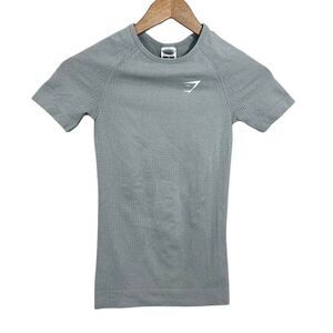 Gymshark Men's Vital Seamless T-Shirt XS Gray Performance Tee
